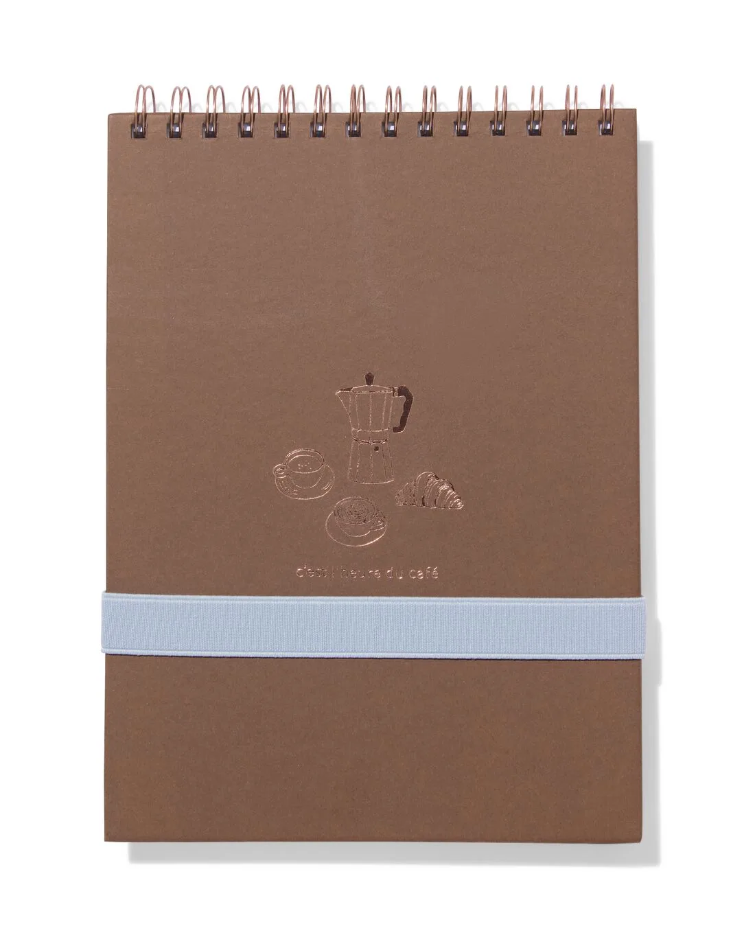 Schetsboek 18.6x25.4cm met penelastiek (bruin) de HEMA – photo du produit