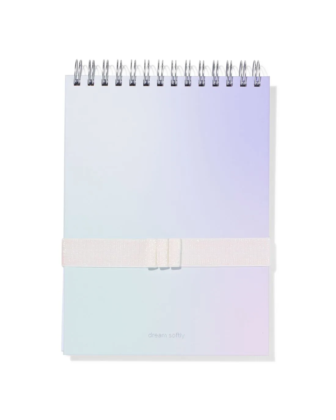 Schetsboek 25x18.2cm blanco kleurverloop (lichtblauw) van HEMA – productfoto