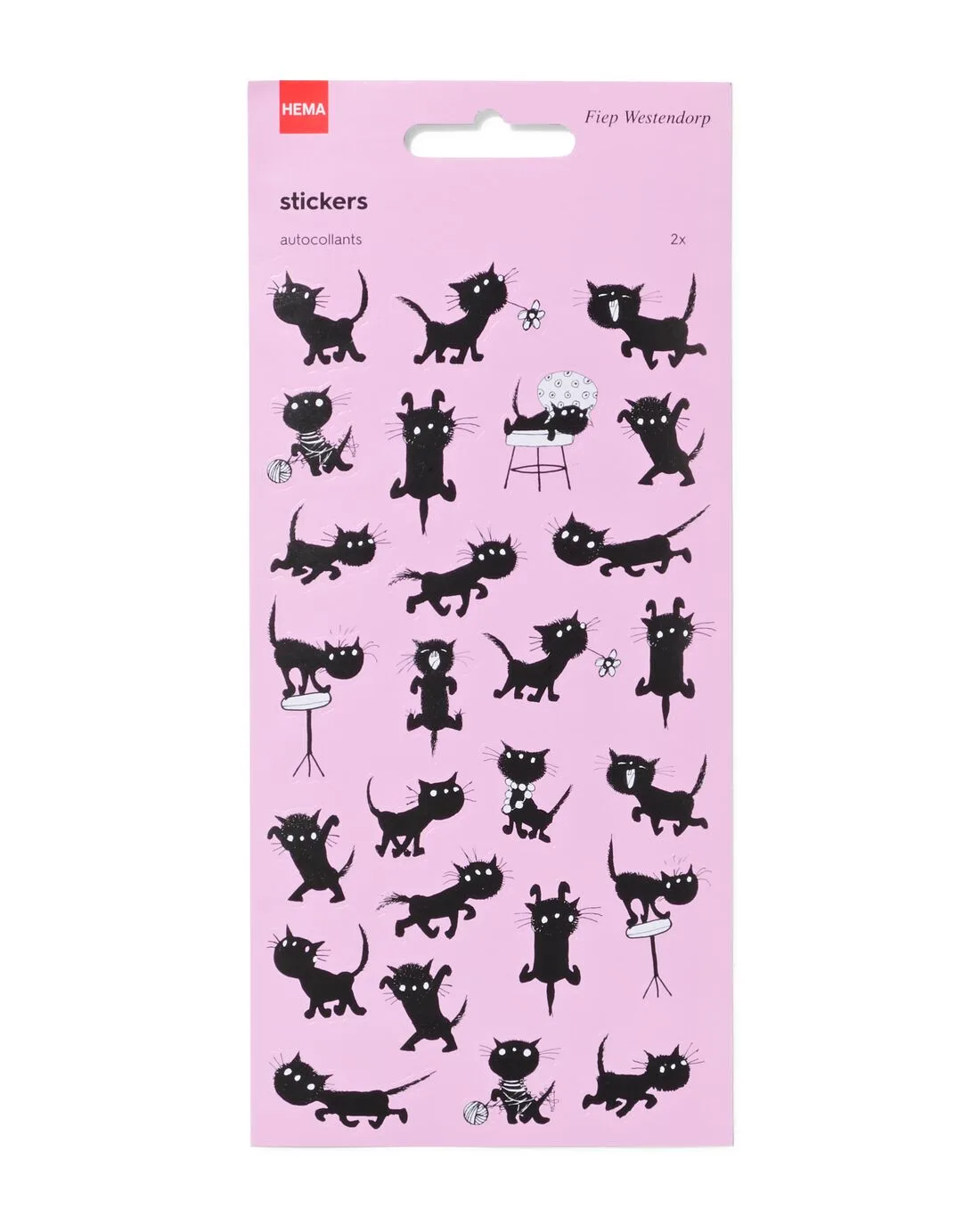 Siepie stickervellen - 2 stuks by HEMA – product photo