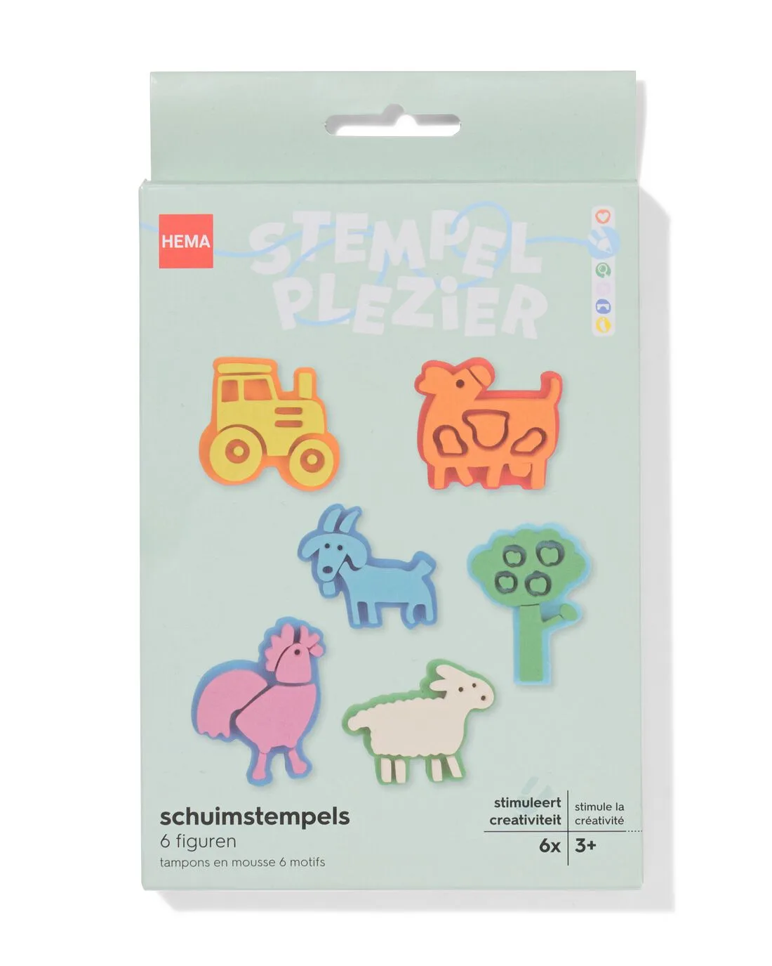 Stempelset boerderijfiguren - 6 stuks von HEMA – Produktfoto