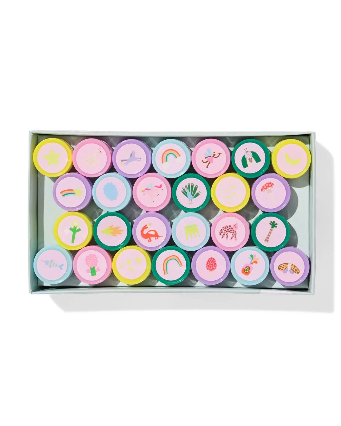 Stempelset fantasie 26-delig van HEMA – productfoto