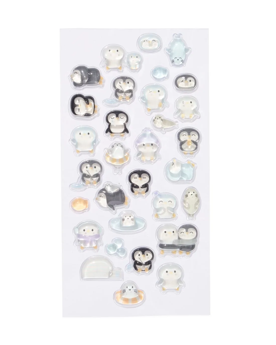 Stickervellen 22x10.2cm pinguïn (multicolor) van HEMA – productfoto