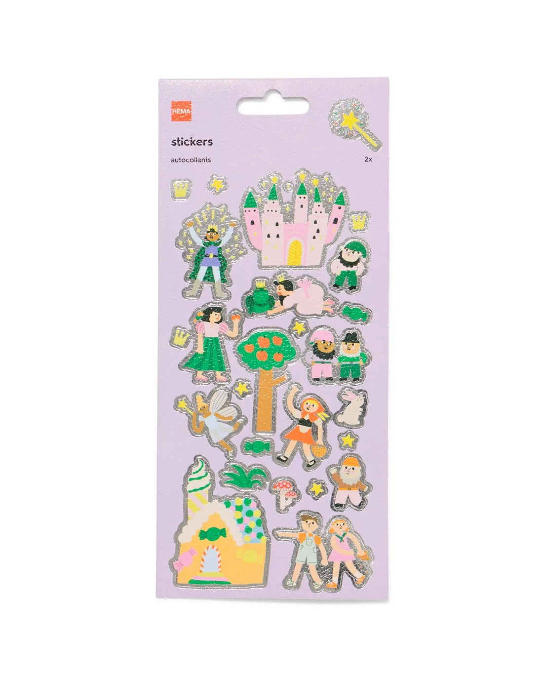 Stickervellen prinsessen - 2 stuks van HEMA – productfoto
