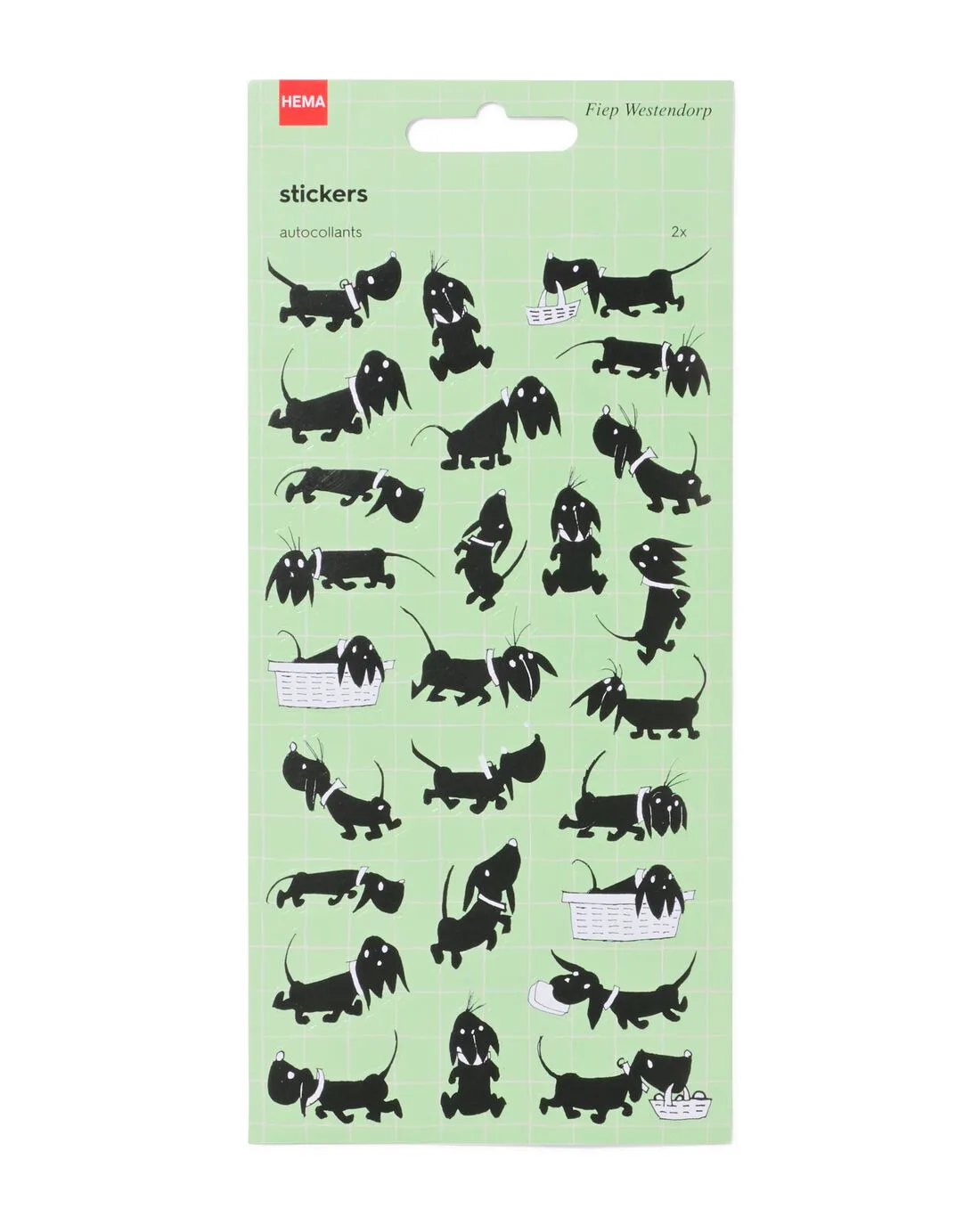 Takkie stickervellen - 2 stuks von HEMA – Produktfoto