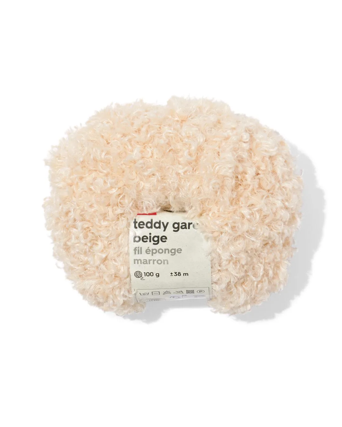 Teddy garen 100g 38m beige von HEMA – Produktfoto