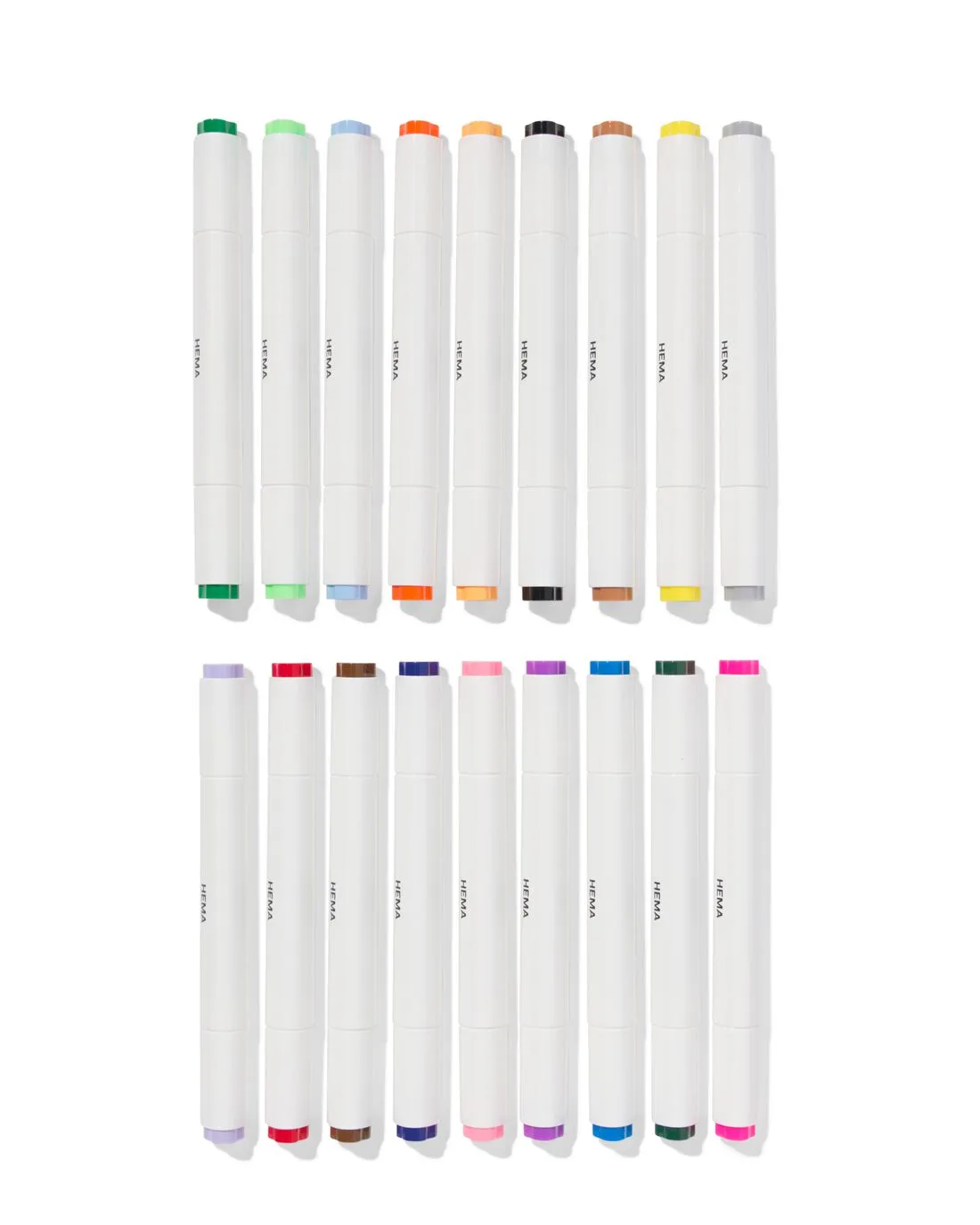 Twinmarkers waterbasis - 18 stuks van HEMA – productfoto