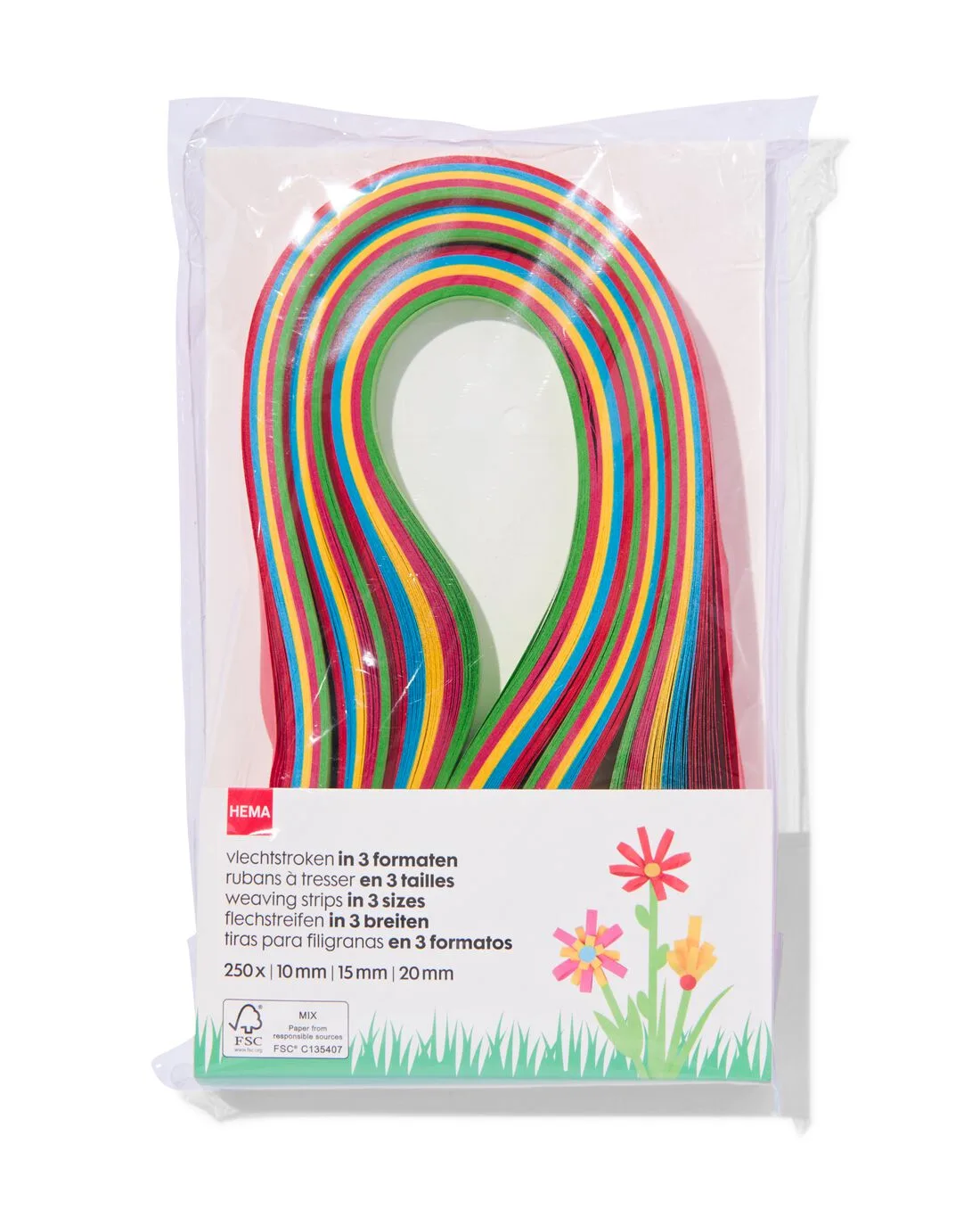 Vlechtstroken 250 stuks fra HEMA – produktbillede