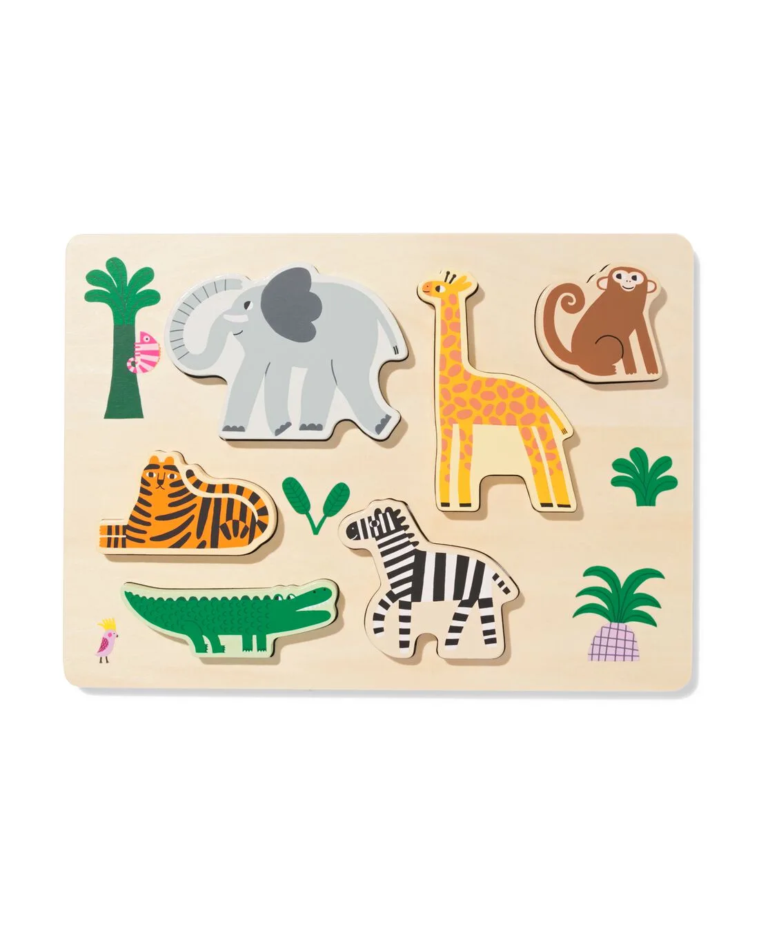 Voelpuzzel 30x22cm wild hout fra HEMA – produktbillede
