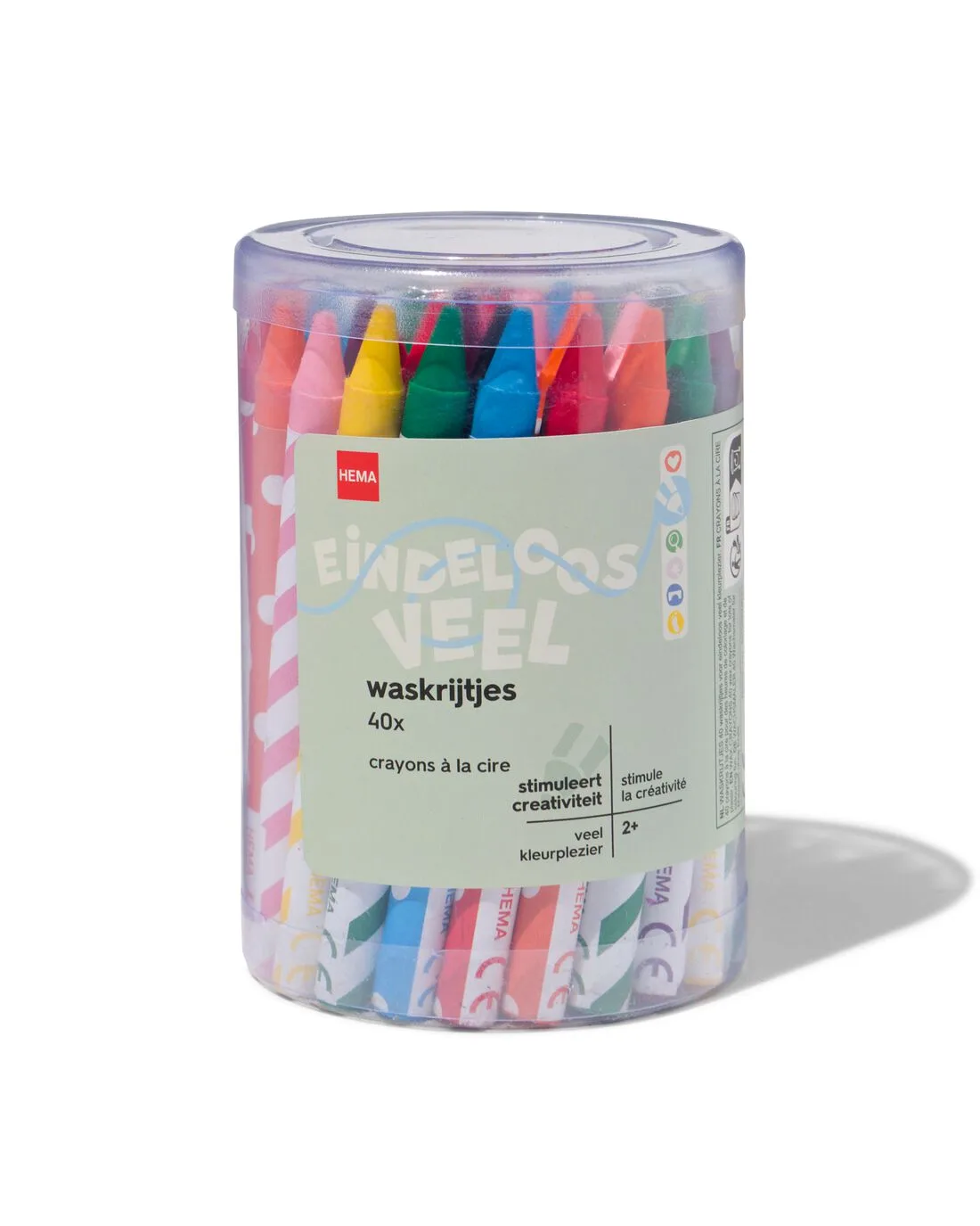 Waskrijtjes - 40 stuks van HEMA – productfoto