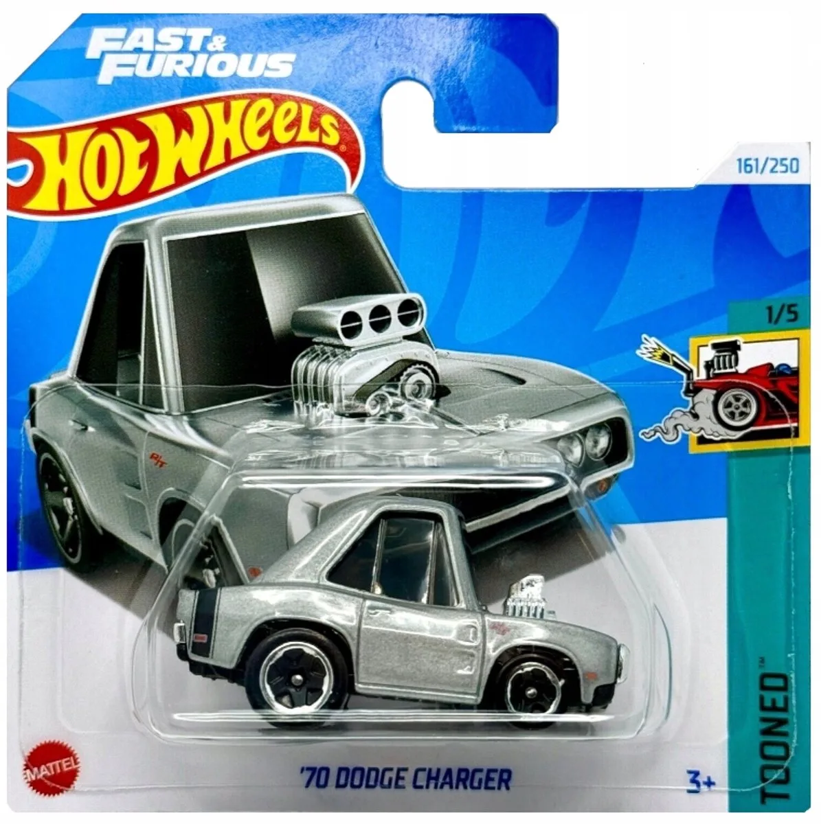 '70 Dodge Charger Toond 1:64 Fast & Furious 2024 fra Hot Wheels – produktbillede