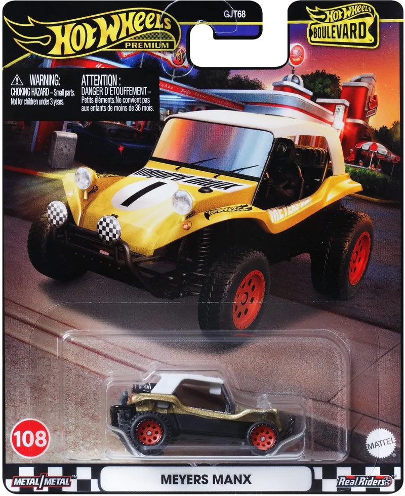 Auto Boulevard Jongens 9 X 3 Cm Staal Oranje/zwart by Hot Wheels in Orange – product photo