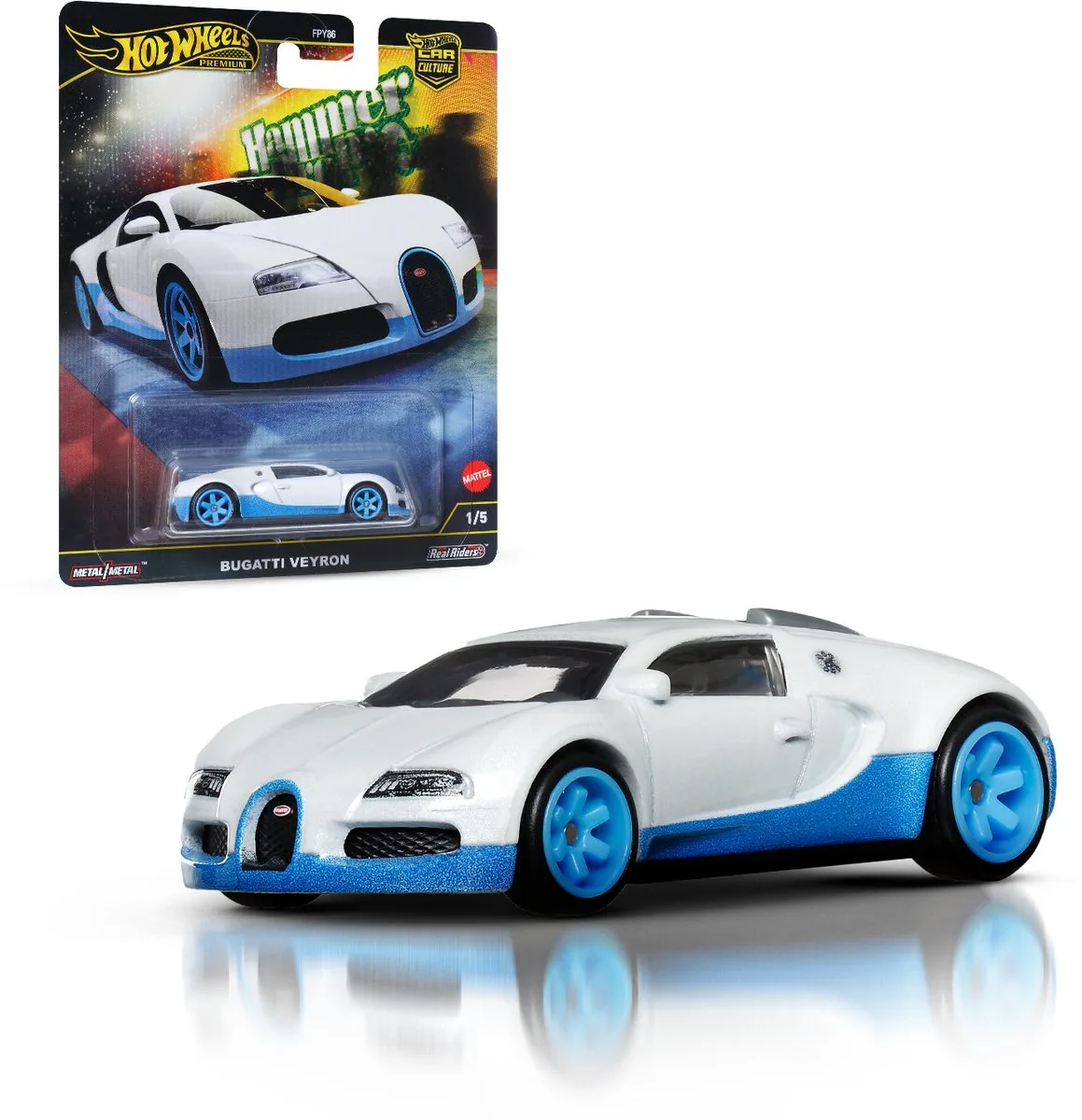 Autocultuur Ciruitlegendes, auto's, vanaf 3 jaar fra Hot Wheels i Hvid – produktbillede