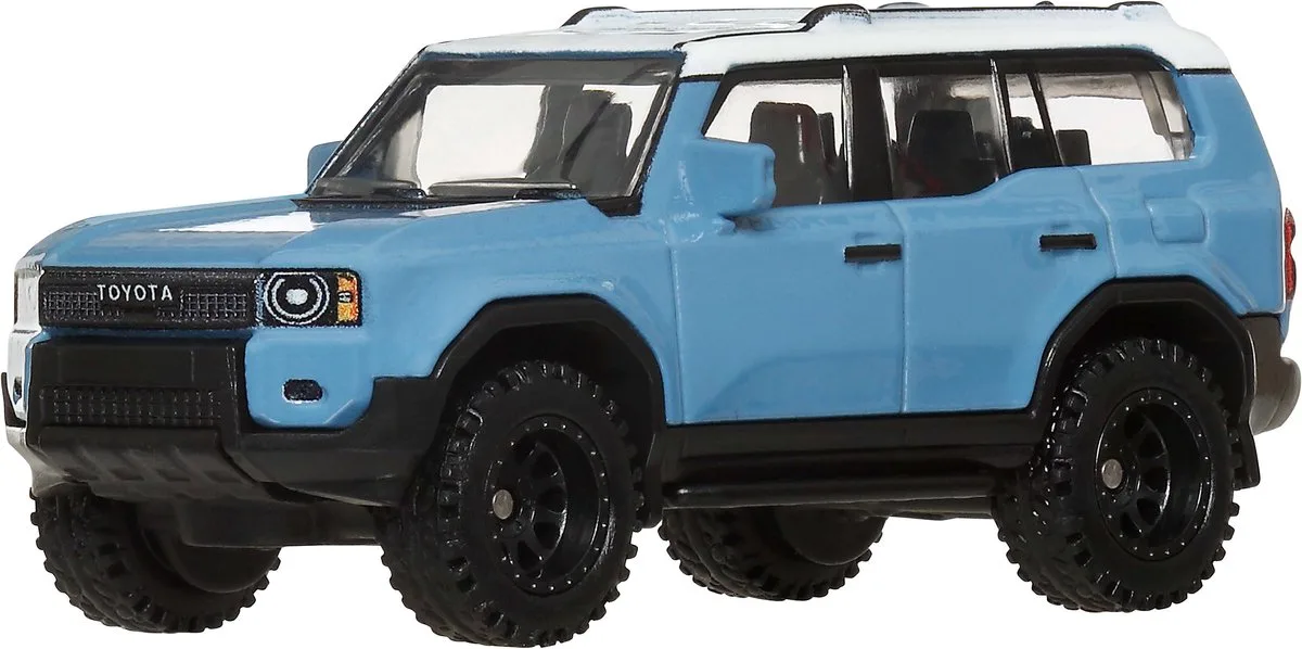 Autocultuur, premium metalen speelgoedauto of -truck, schaal 1:64 (stijlen kunnen variëren) van Hot Wheels in Blauw – productfoto