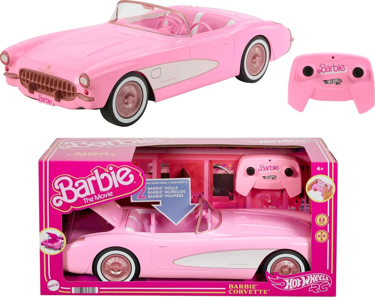 Barbie The Movie fra Hot Wheels i Lyserød, Hvid – produktbillede