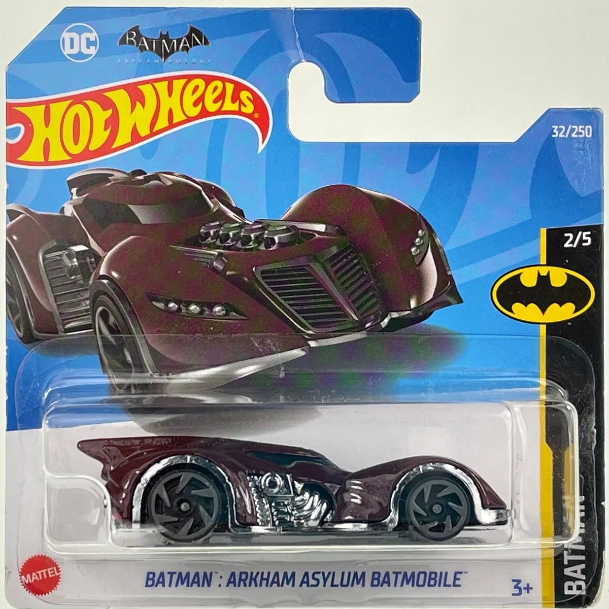 Batman Arkham Asylum Batmobile HCW59 2022 fra Hot Wheels i Lilla – produktbillede