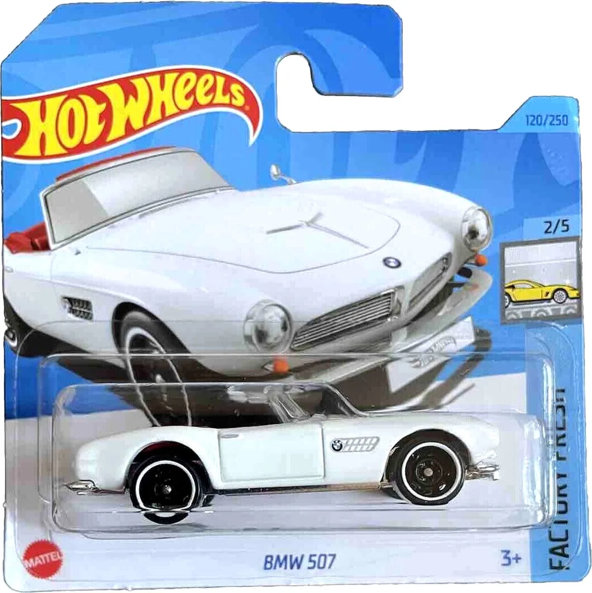 BMW 507 120/250 (1:64) HW FACTORY FRESH 2/5 van Hot Wheels in Wit – productfoto