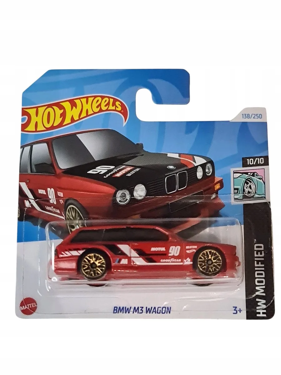 BMW M3 Wagon Schaal 1:64 - Metalen Model de Hot Wheels en Rouge – photo du produit