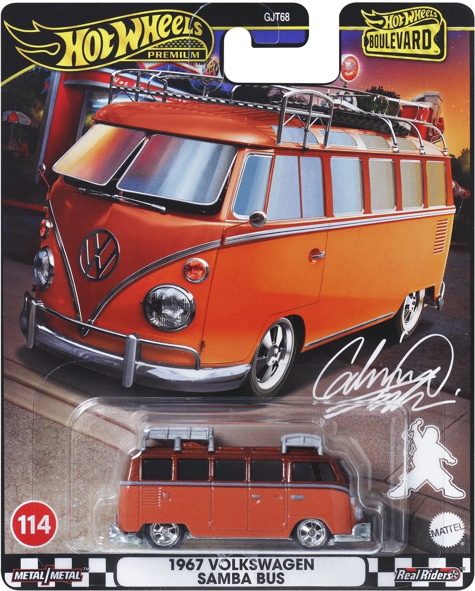 Boulevard HRT62 speelgoedvoertuig från Hot Wheels i Röd – produktbild