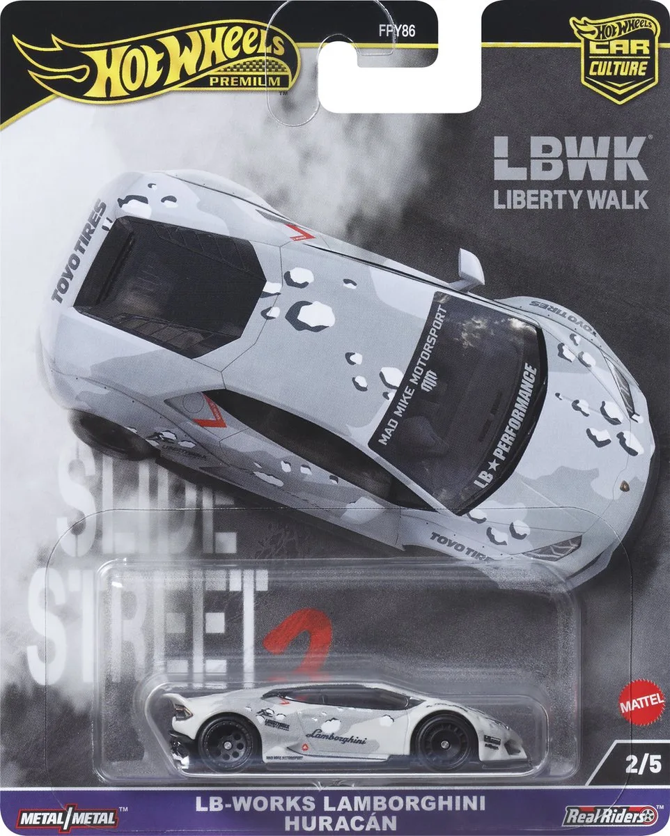Car Culture Circuit Legend LB-Works Lamborghini Huracan by Hot Wheels in Grey – product photo