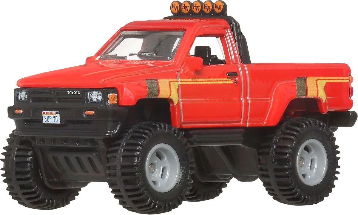 Car Culture HW Off-Road 1987 Toyota Pickup Truck de Hot Wheels en Noir, Rouge – photo du produit