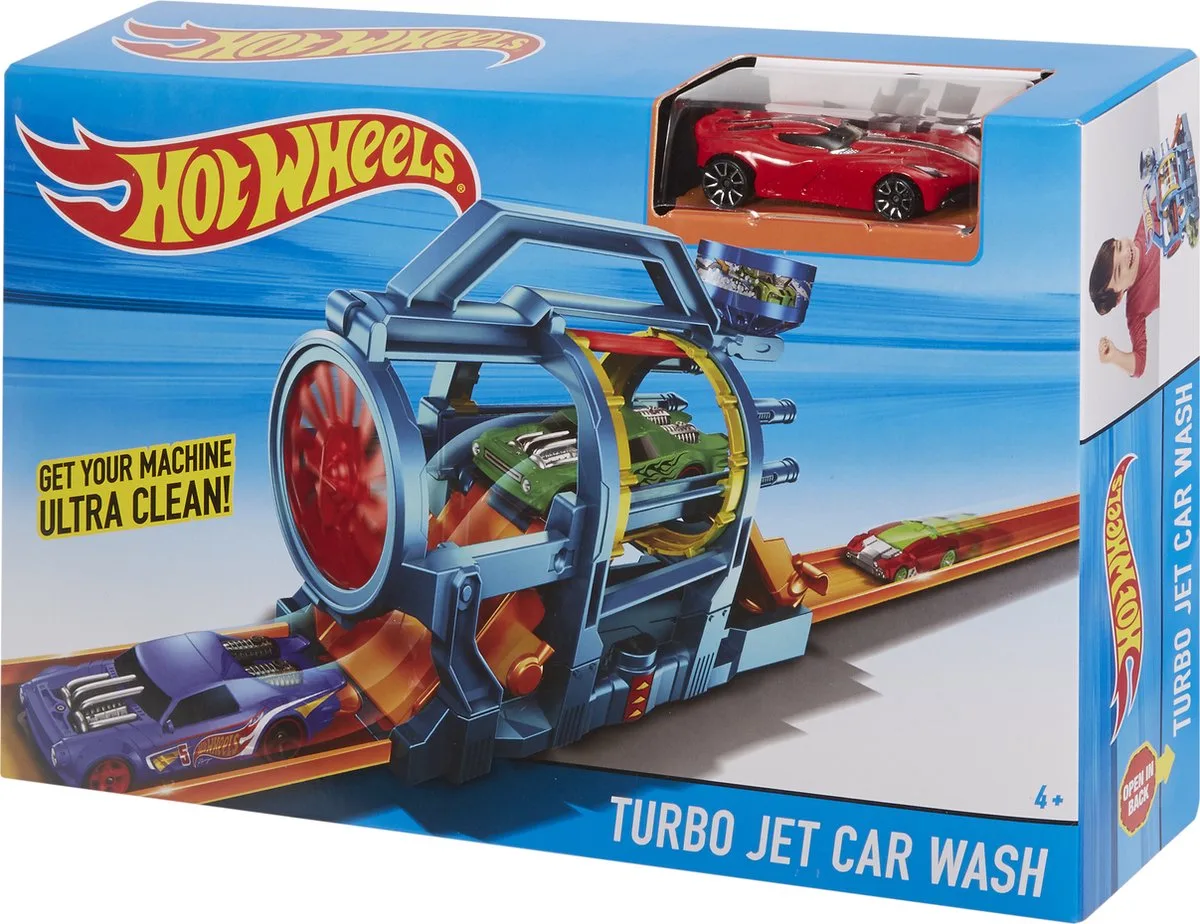 Car Wash Racebaan by Hot Wheels in Turbo Jet – product photo