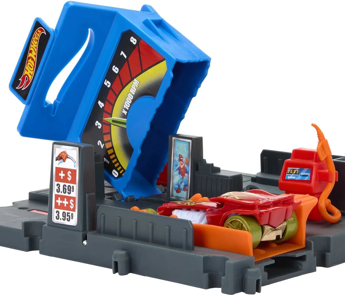 City Explorer Fuel Station Shift de Hot Wheels en Multicolore – photo du produit