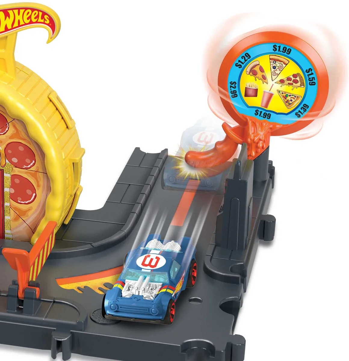 City Explorer Speedy Pizza Pick-Up van Hot Wheels in Meerkleurig – productfoto