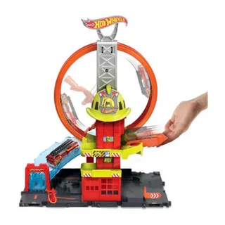 City Super Fire Station - Speelfigurenset von Hot Wheels in Mehrfarbig – Produktfoto 4 von 6