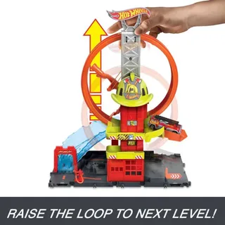 City Super Fire Station - Speelfigurenset von Hot Wheels in Mehrfarbig – Produktfoto 3 von 6