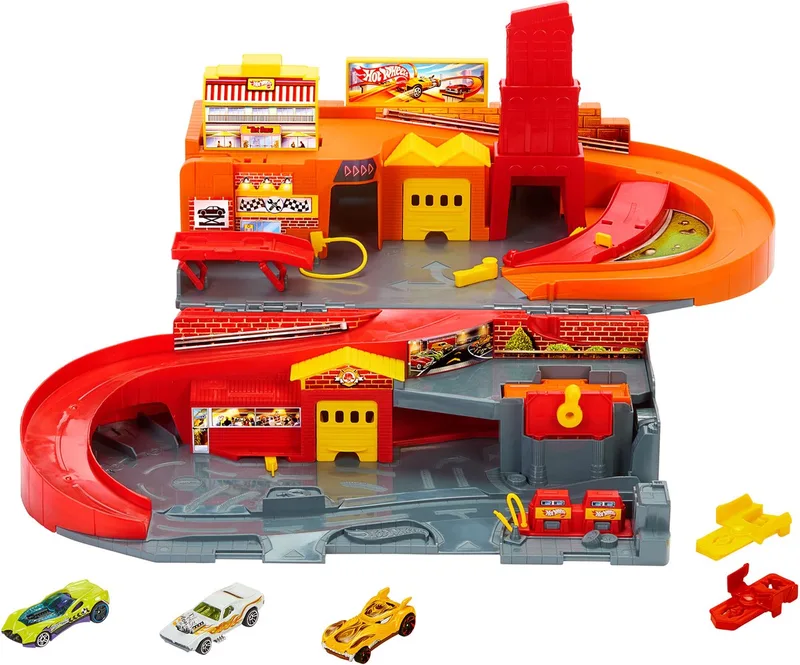 City The Hot Ones Sto & Go by Hot Wheels in Multicolour – product photo