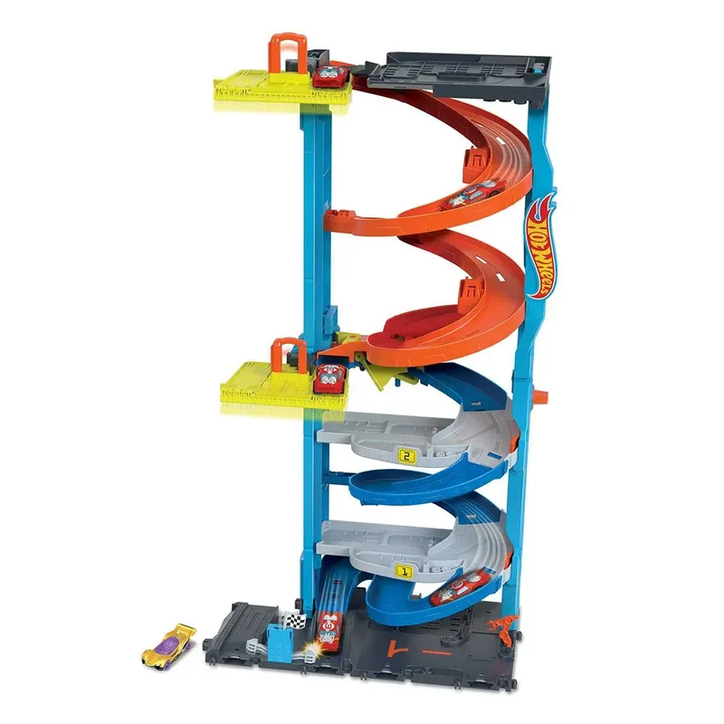 City Transformerende Racetoren - Racebaan van Hot Wheels in Meerkleurig – productfoto 3 van 6