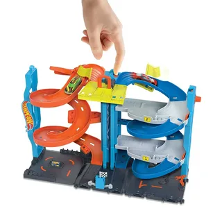 City Transformerende Racetoren - Racebaan van Hot Wheels in Meerkleurig – productfoto 4 van 6