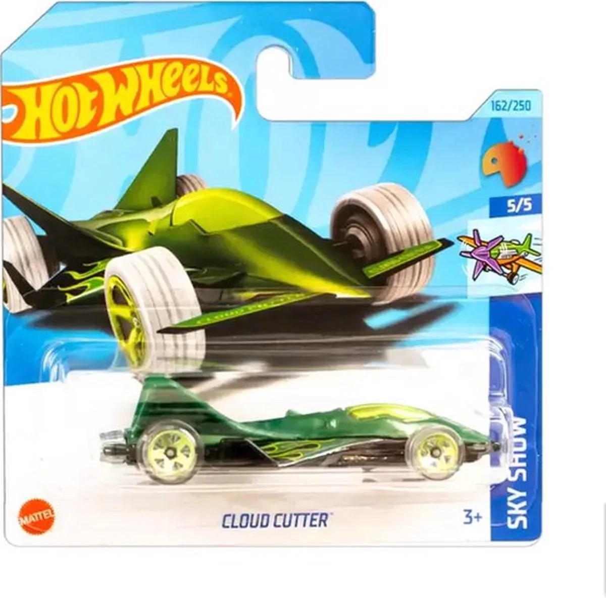 CLOUD CUTTER 162/250 1:64 HW SKY SHOW 5/5 by Hot Wheels in Green – product photo
