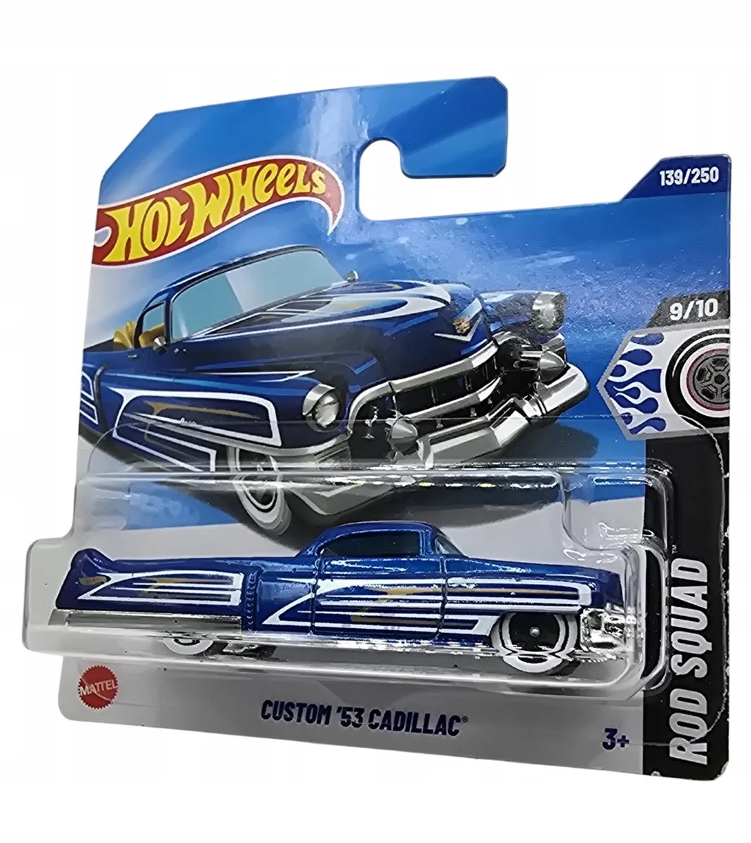 Custom '53 Cadillac Rod Squad 139/250 HYY78 från Hot Wheels i Blå – produktbild