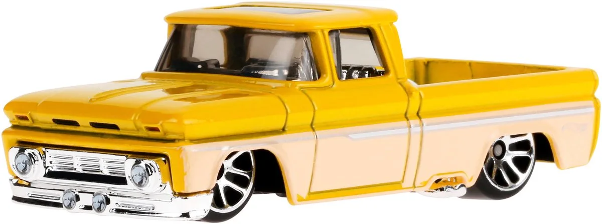 CUSTOM 62 CHEVY de Hot Wheels en Jaune – photo du produit