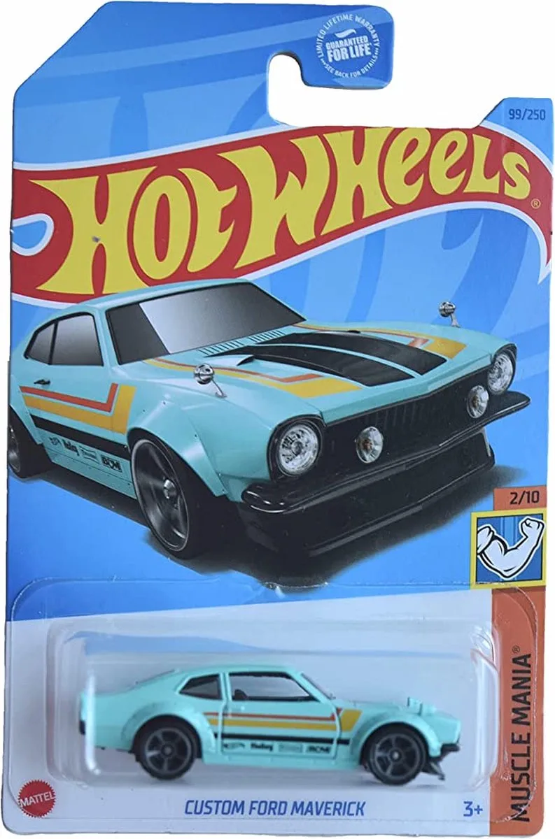 Custom Ford Maverick - Die Cast voertuig - 7 cm - Schaal 1:64 de Hot Wheels – photo du produit