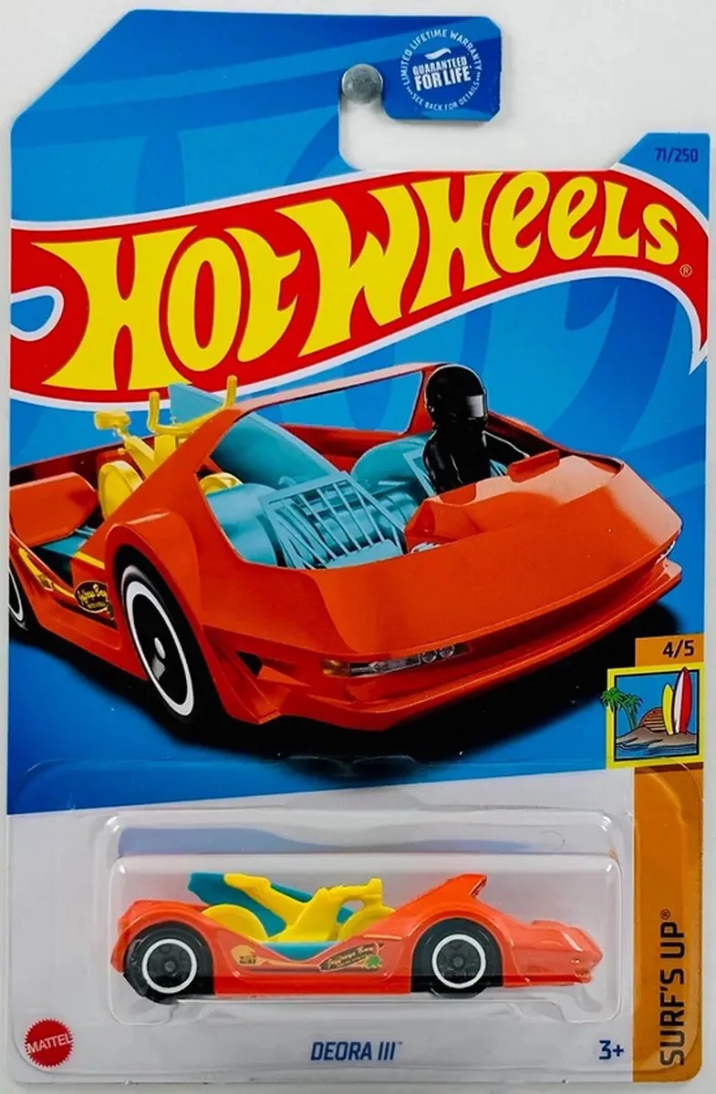 DEORA III 71/250 1:64 SURF'S UP 4/5 de Hot Wheels en Orange – photo du produit