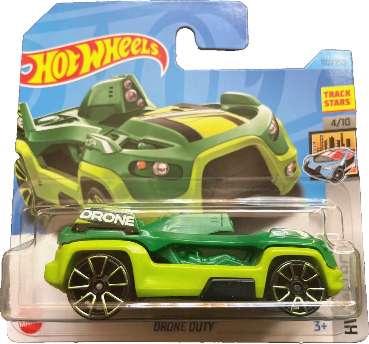 DRONE DUTY GREEN 88/250 HW METRO 4/10 1:64 GREEN de Hot Wheels en Vert – photo du produit