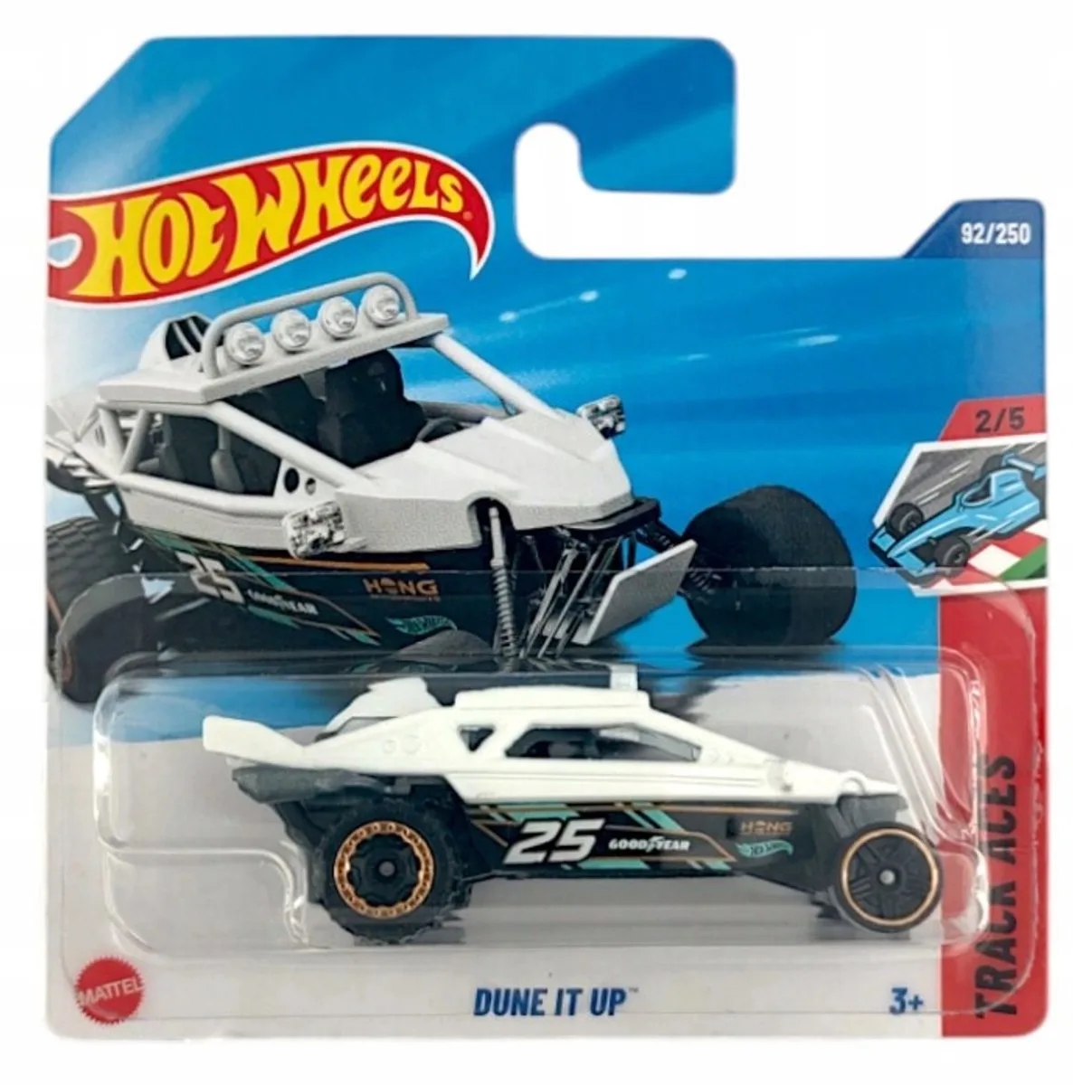 Dune It Up 92/250 Track Aces Auto - Wit/Zwart från Hot Wheels i Svart – produktbild