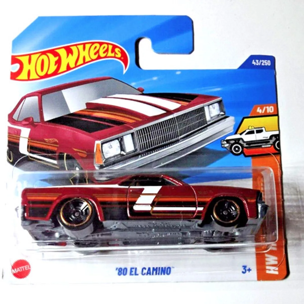 EL CAMINO '80 PICKUP NIGHT RED 43/250 HW HOT TRUCKS 4/10 von Hot Wheels in Red night – Produktfoto