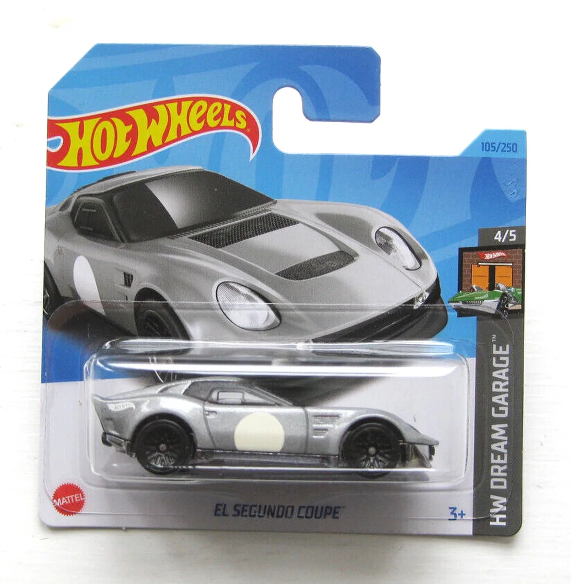 EL SEGUNDO COUPE 105/250 (1:64) HW DREAM GARAGE 4/5 von Hot Wheels in Zilver metalic – Produktfoto
