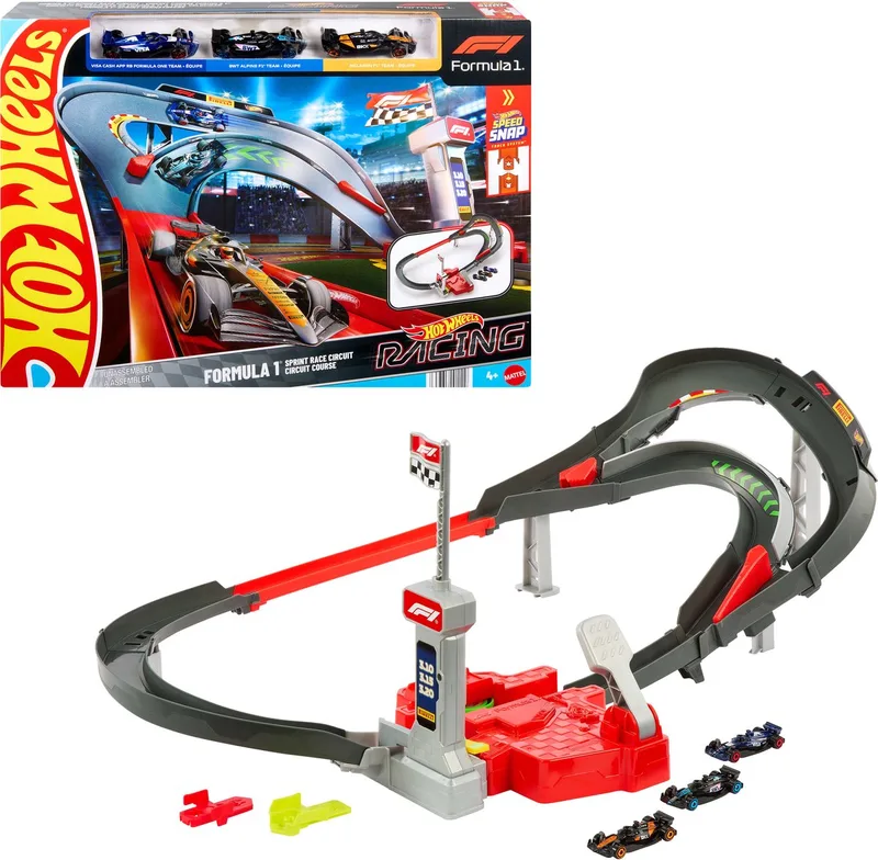 F1 Racing - Formula 1 by Hot Wheels in Sprintbaanset – product photo