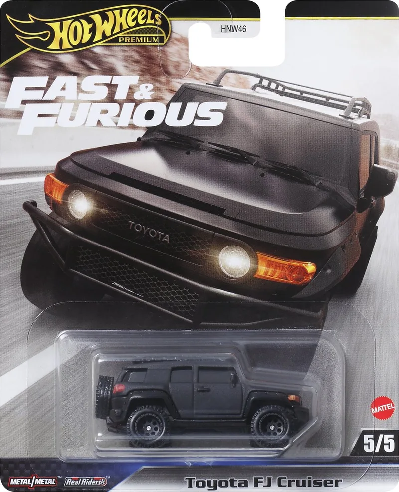 Fast & Furious HRT99 speelgoedvoertuig Toyota FJ Cruiser 5/5 by Hot Wheels in Black – product photo