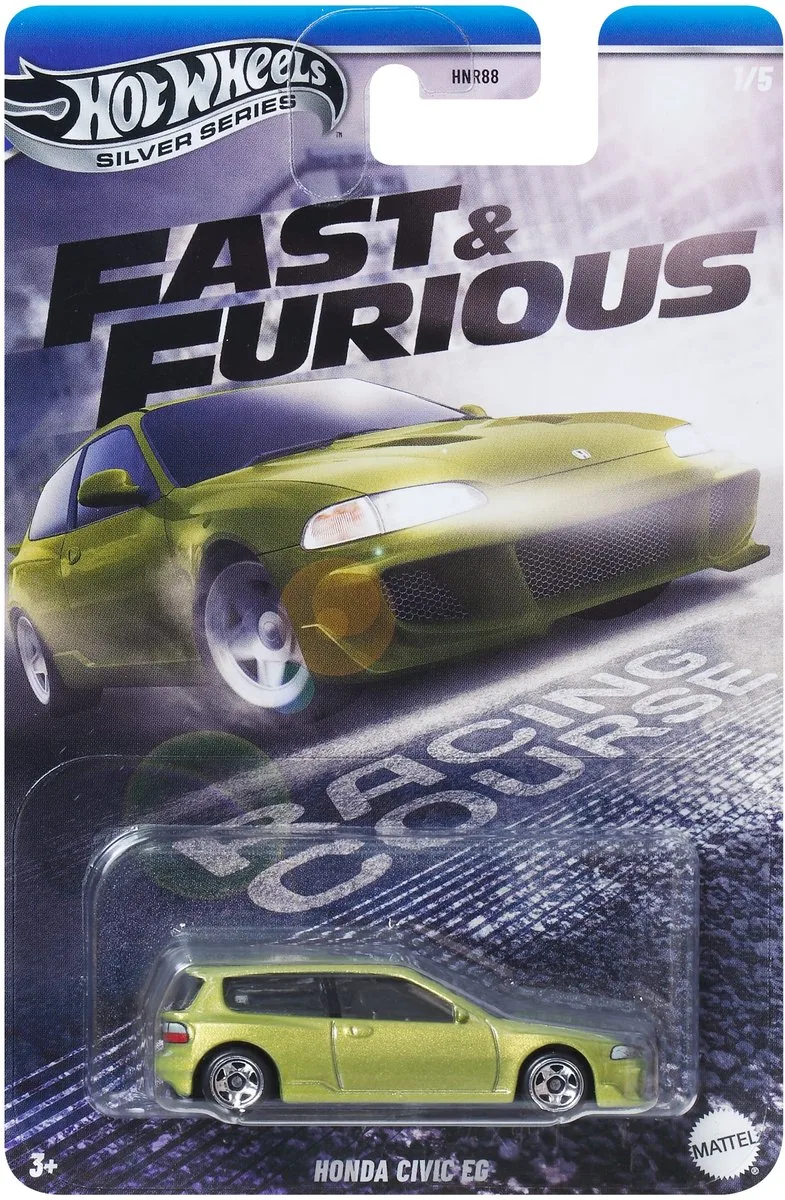Fast & Furious JBY39 speelgoedvoertuig von Hot Wheels in Gelb – Produktfoto