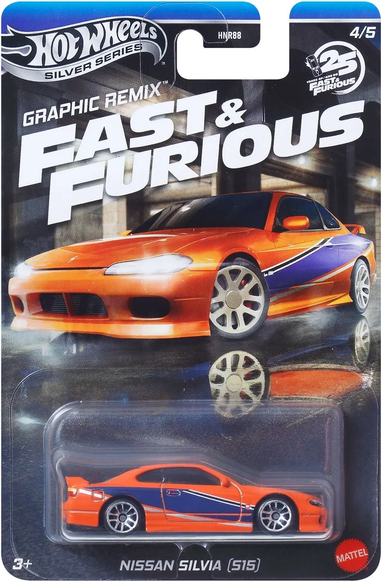 Fast & Furious JBY48 speelgoedvoertuig von Hot Wheels in Orange – Produktfoto