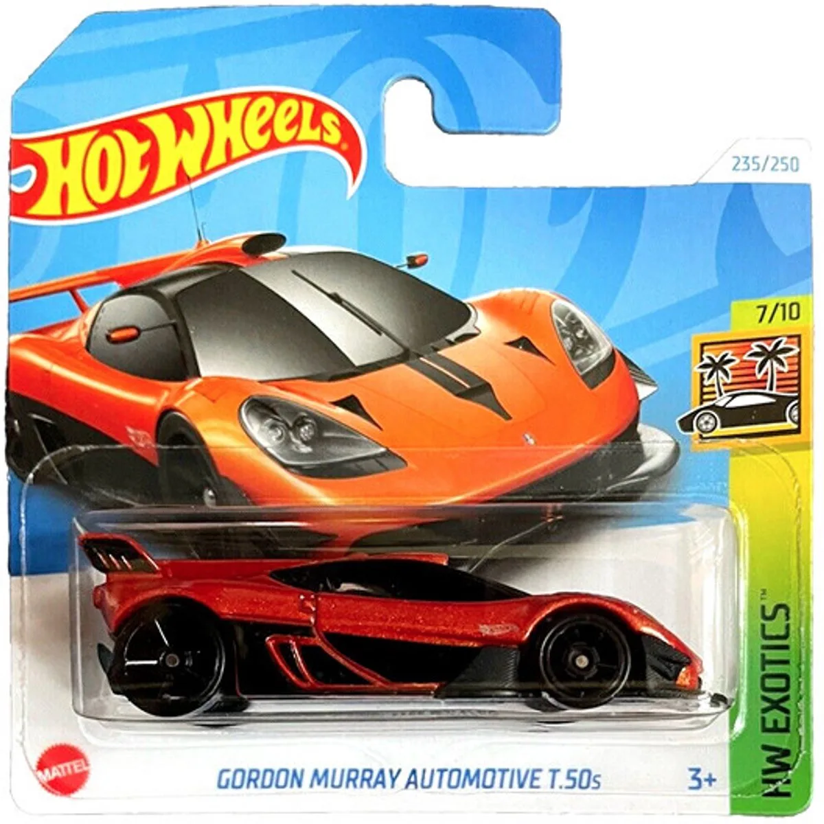 GORDON MURRAY AUTOMOTIVE T.50s 235/250 (1:64) HW EXOTICS 7/10 från Hot Wheels i Rust brown – produktbild