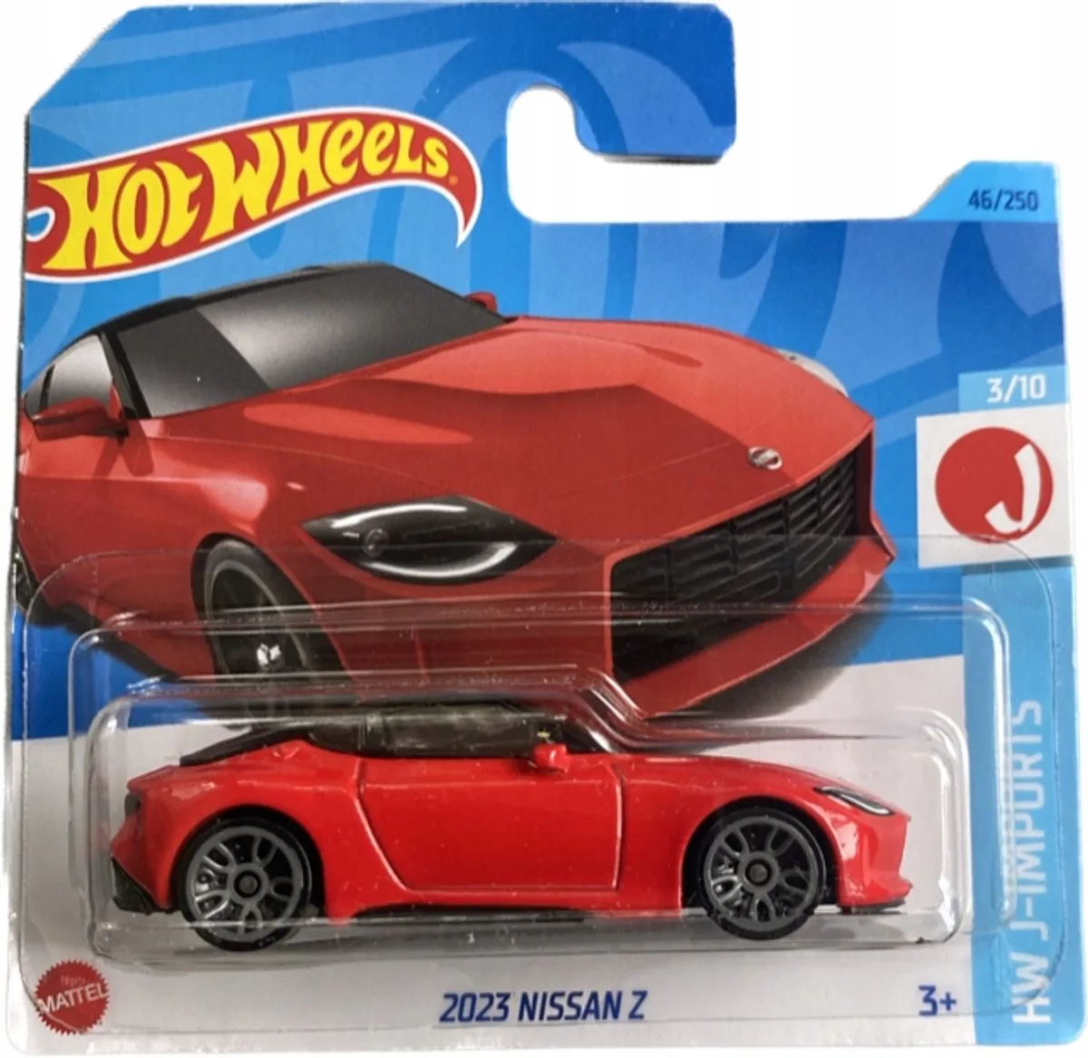 HKK64 2023 Nissan Z Speelgoedauto 1:64 Rood van Hot Wheels – productfoto
