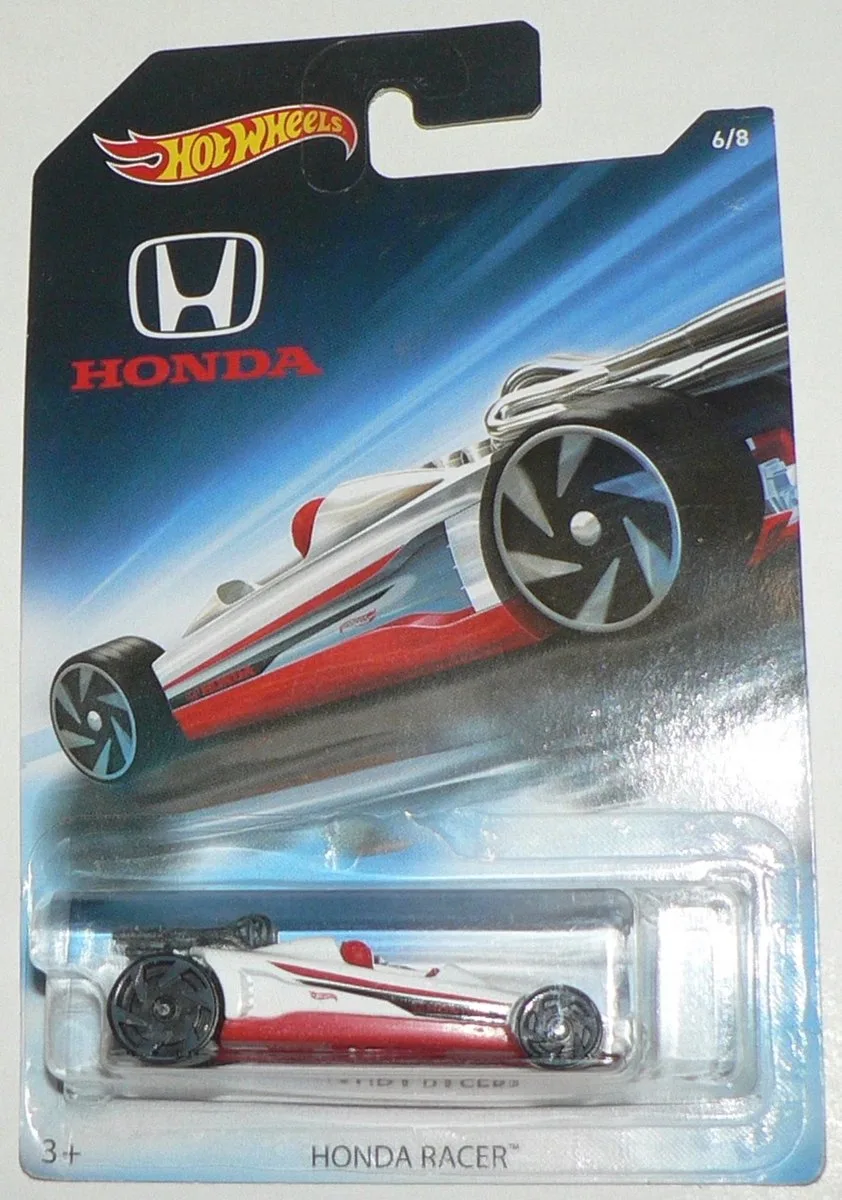 Honda Racer FKD28 - Metalen Speelgoedauto Schaal 1:64 från Hot Wheels i Vit – produktbild