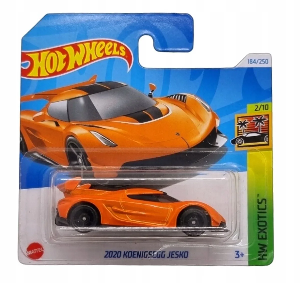 Hot Wheels 2020 Koenigseg Jesco 1:64 - HW Exceptics 2/10 de Hot Wheels en Orange – photo du produit