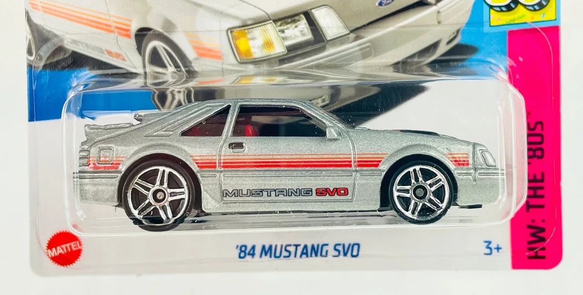 Hot Wheels 2023 '84 Mustang SVO HKG80 25/250 verzamelauto van Hot Wheels – productfoto
